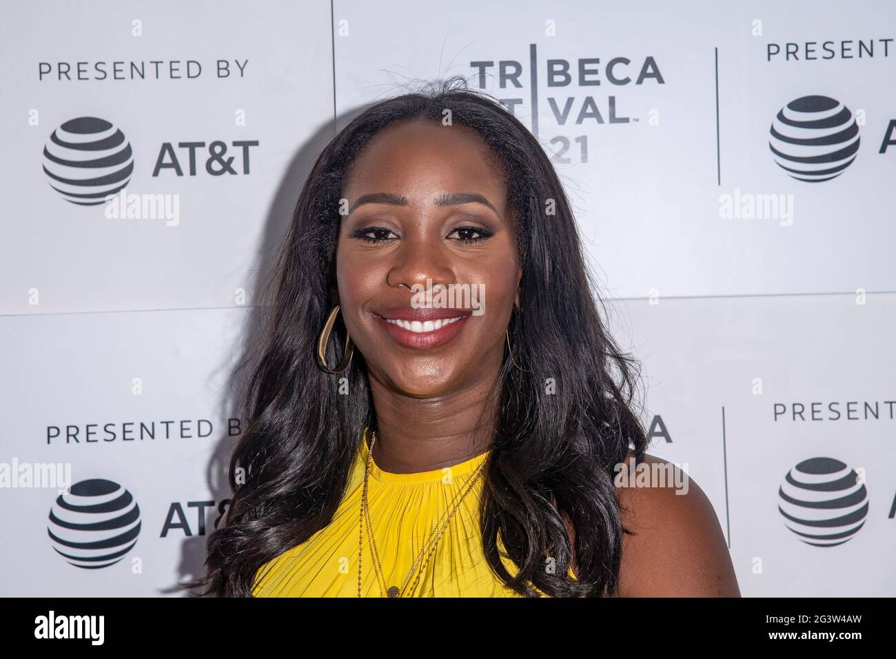 NEW YORK, NEW YORK JUNE 17 Abby Phillip attends the "Let's F*****g