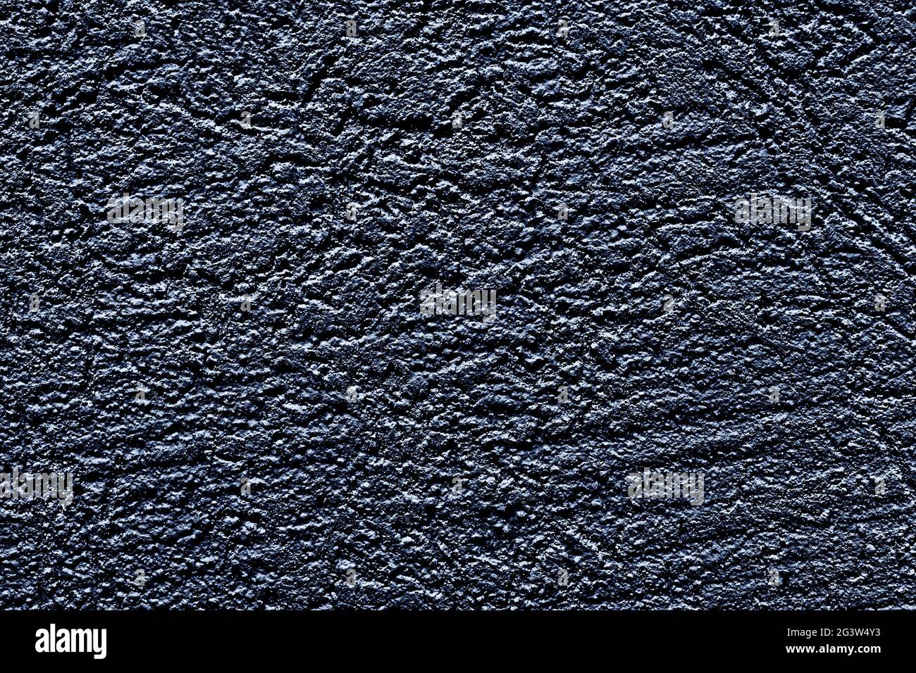 The wall is made of plaster. Rough surface. Solid color abstract background. Stock Photo