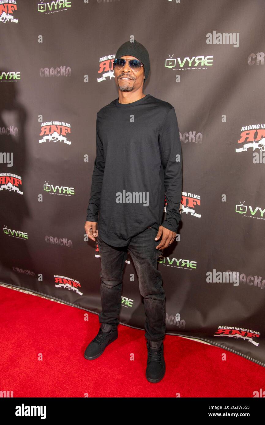 Los Angeles, USA. 17th June, 2021. Writer Kevin D. Young attends The Movie Premiere of 'Cracka' at Cinelounge Sunset, Los Angeles, CA on June 17, 2021 Credit: Eugene Powers/Alamy Live News Stock Photo