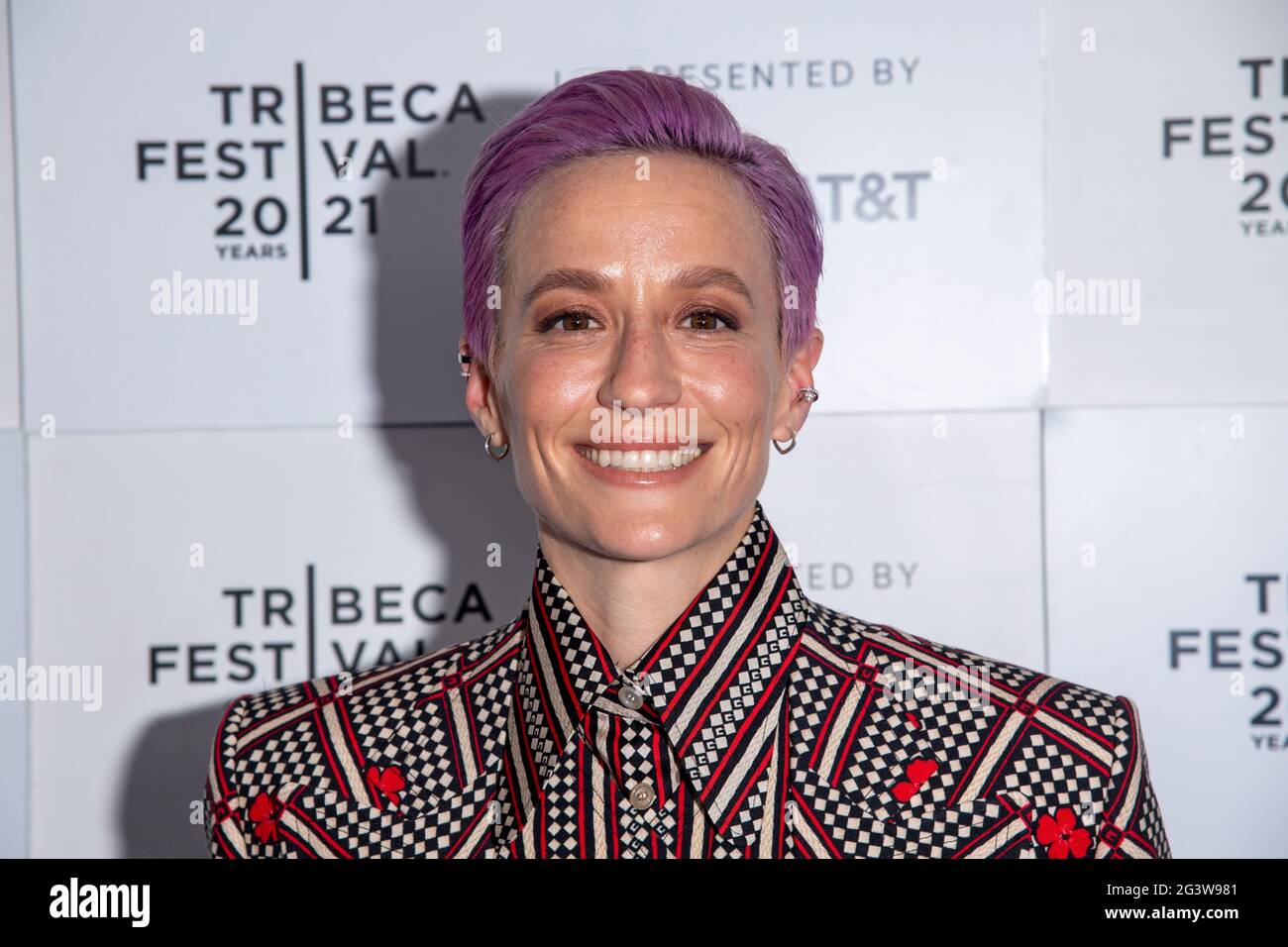 New York, United States. 17th June, 2021. Megan Rapinoe attends the Let