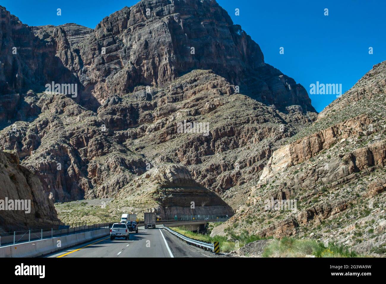 Mountain Ridges in Zion National Park, Utah Stock Photo Alamy