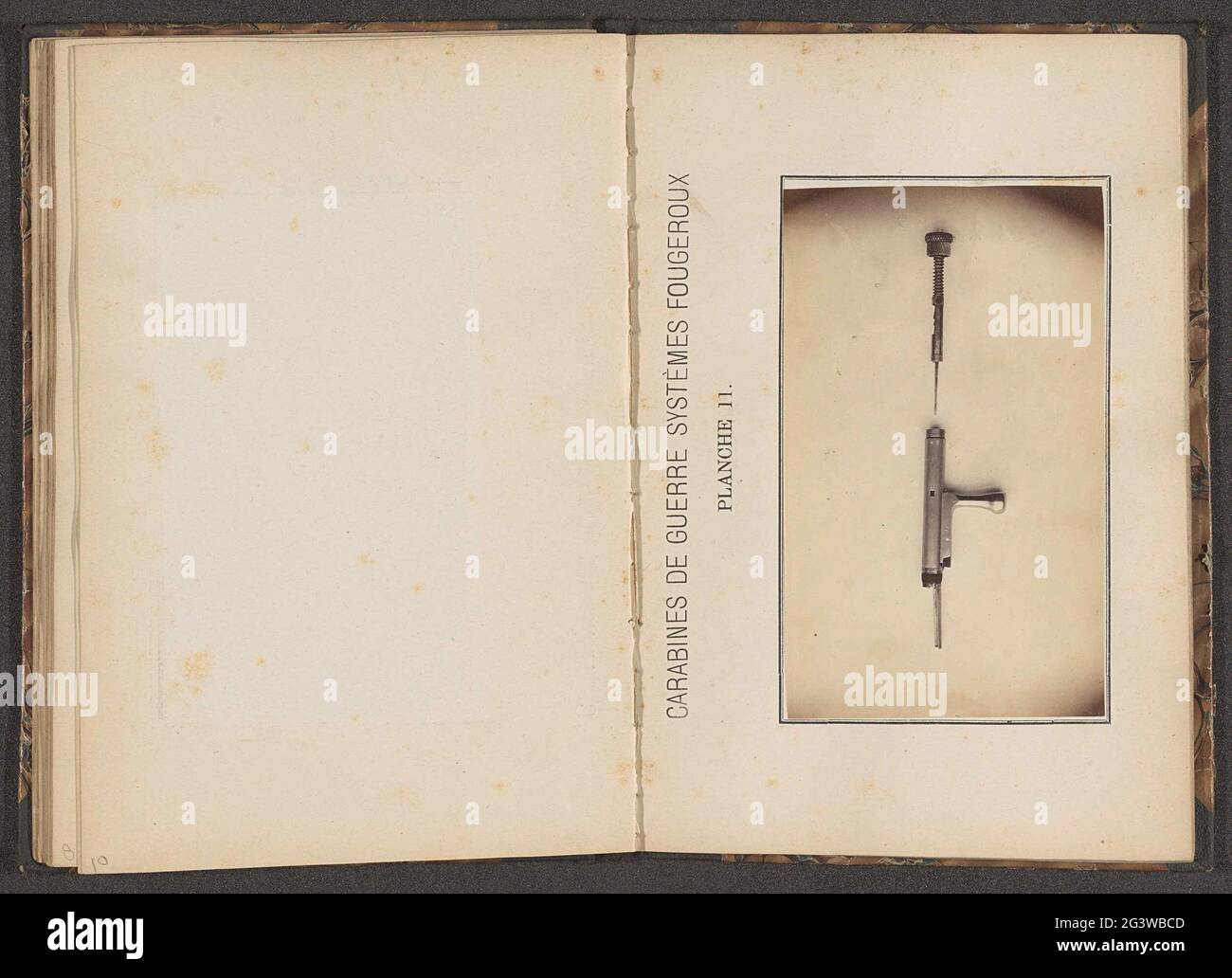 Safety poll from a gun in two parts Stock Photo Alamy