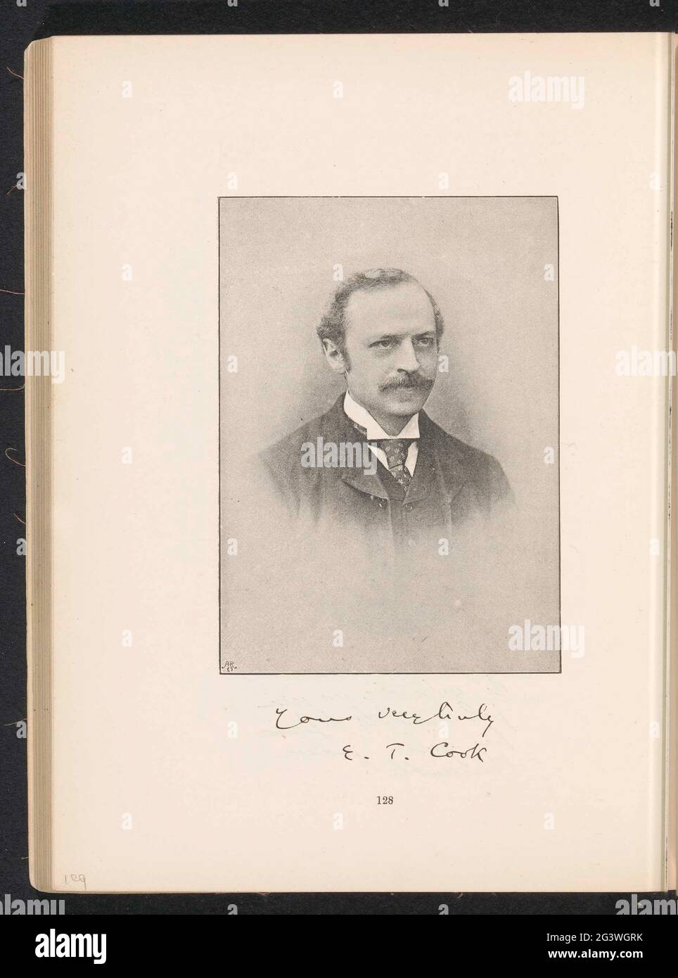 PORTRET There is Edward T. Cook Stock Photo Alamy