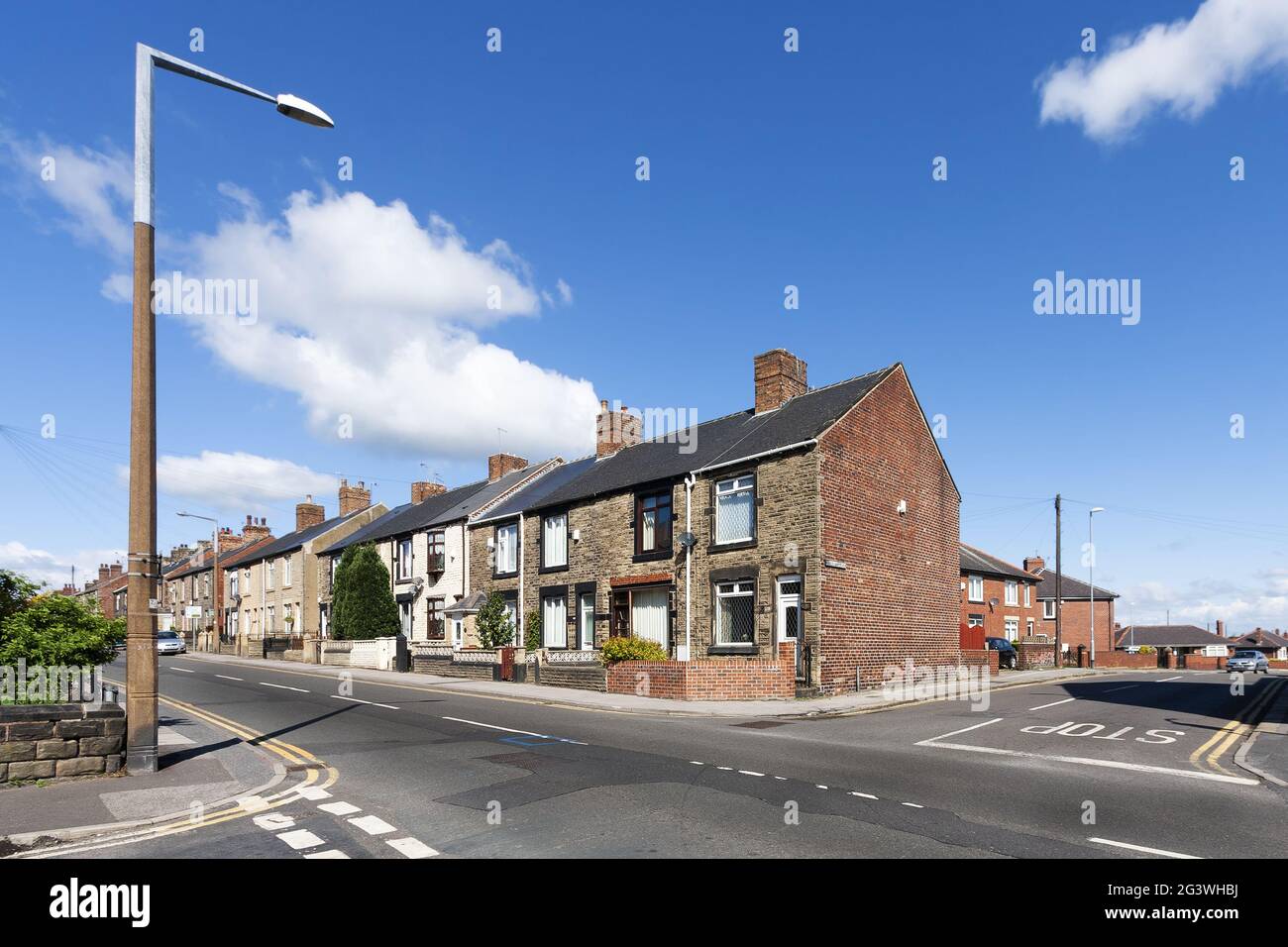 Typical english street Stock Photo