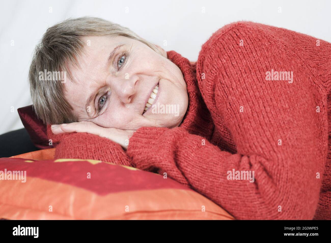 Lying on the side Stock Photo