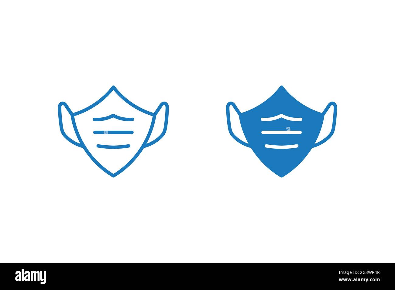 Medical icons in blue white hi-res stock photography and images - Alamy