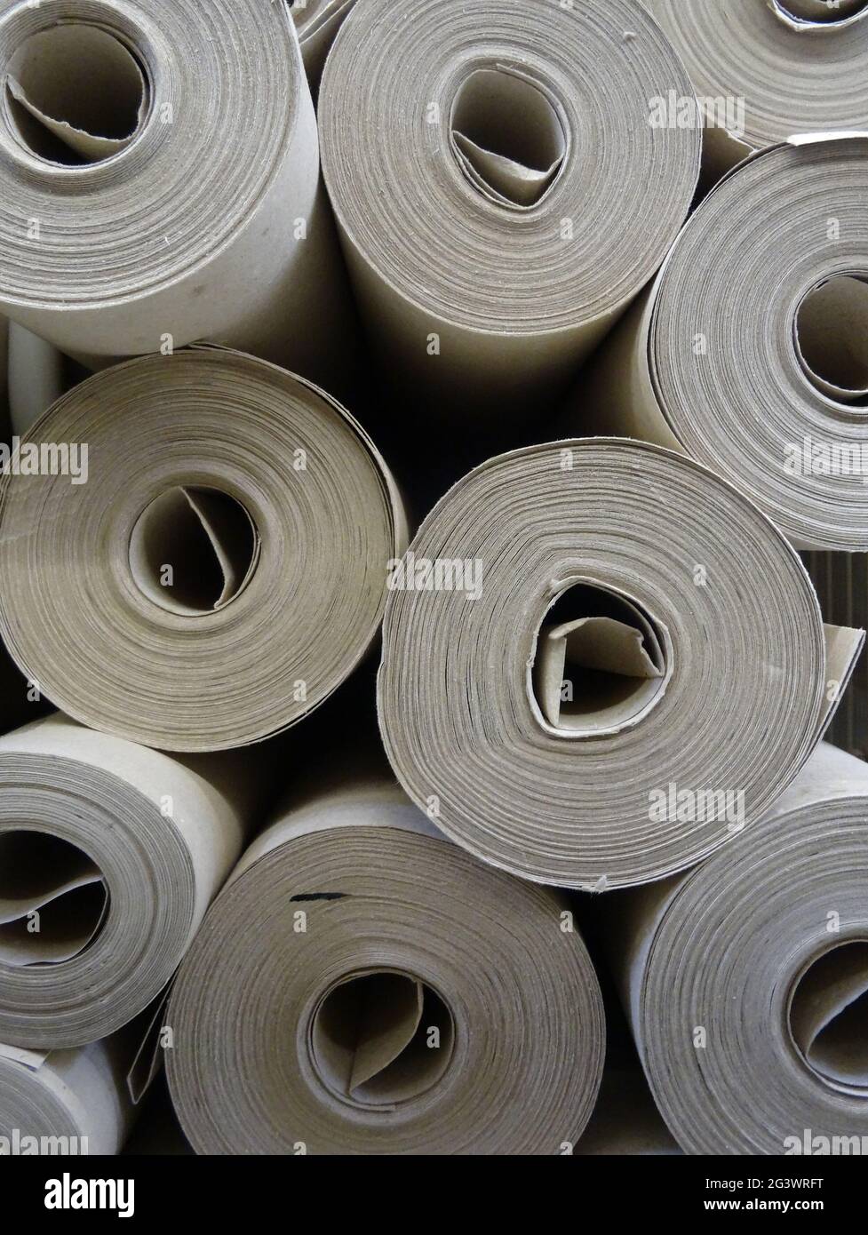 Wrapping paper rolls stacked hires stock photography and images Alamy