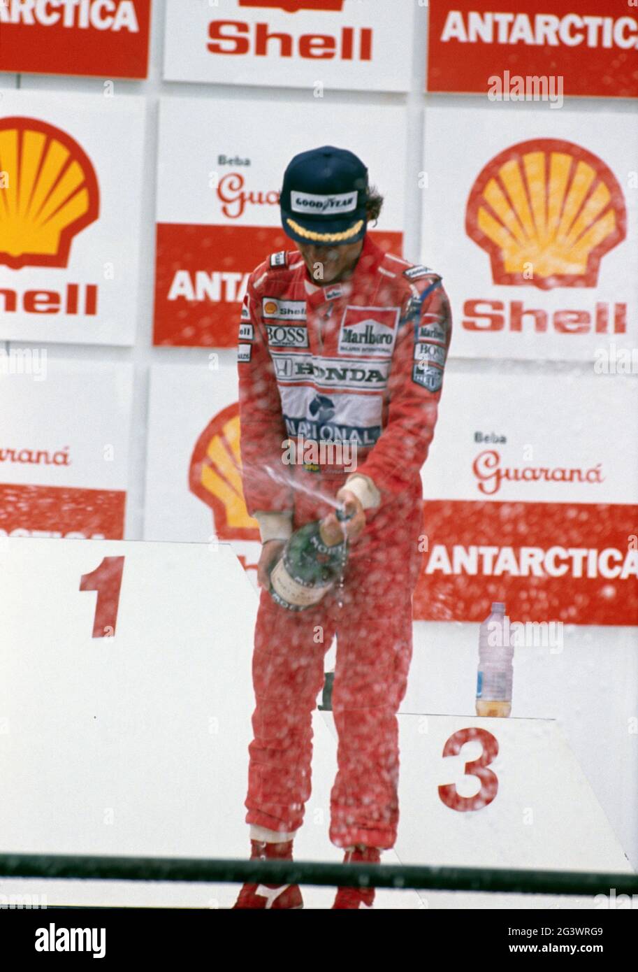 Ayrton senna 1991 hi-res stock photography and images - Alamy