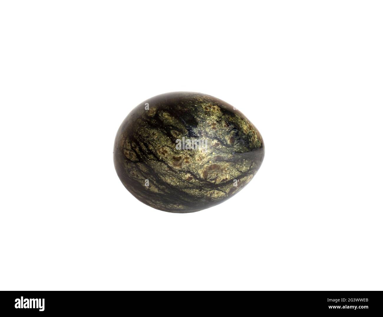 Very ancient egg with cracks Stock Photo