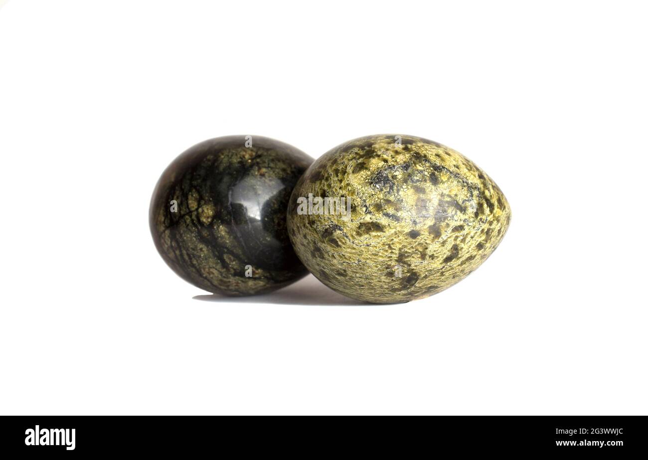 Very ancient egg with cracks Stock Photo