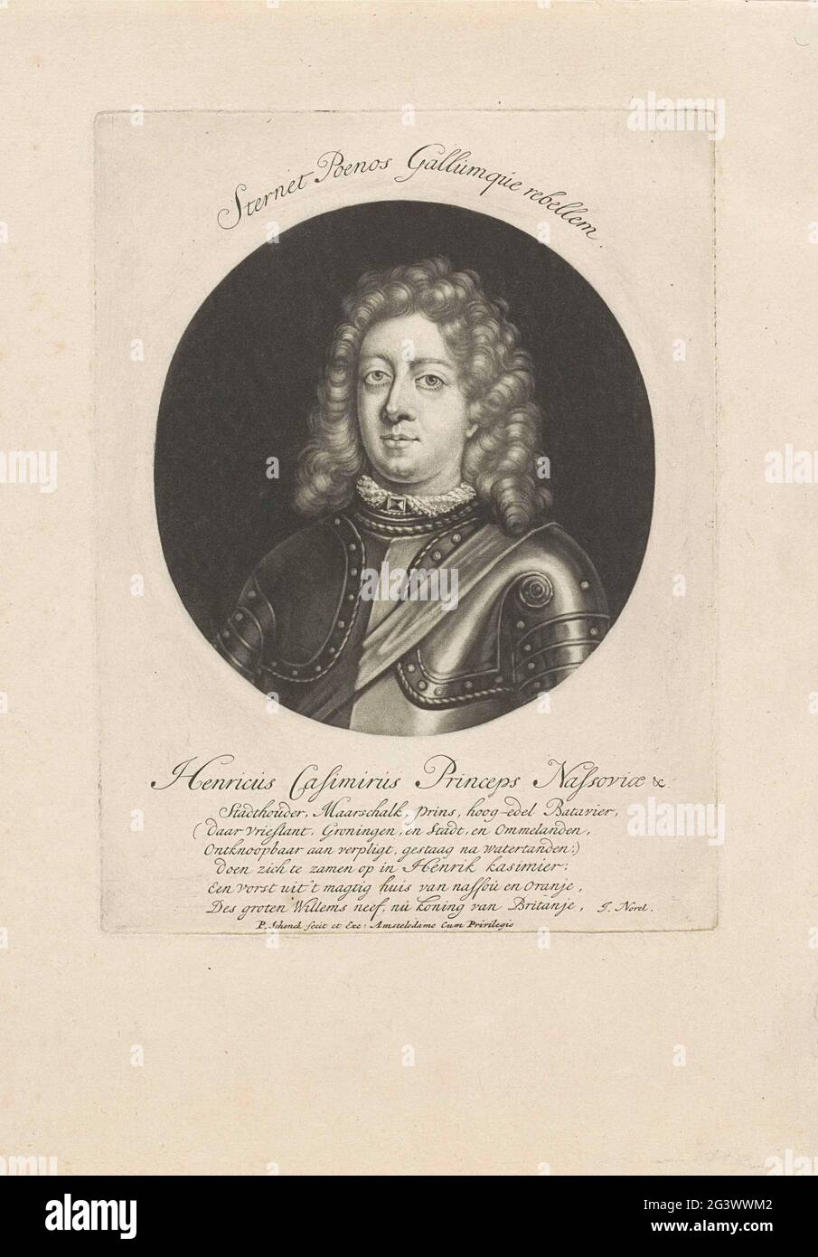 Portrait of Hendrik Casimir II, Count of NassauDietz. Portrait of