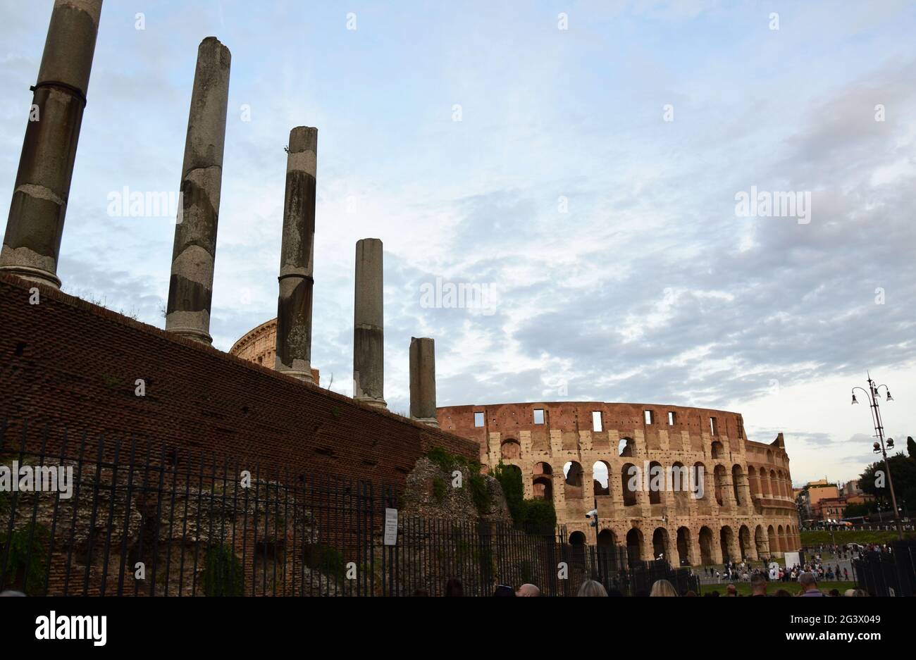 Remains of the Colosseum - Rome, Italy Stock Photo - Alamy