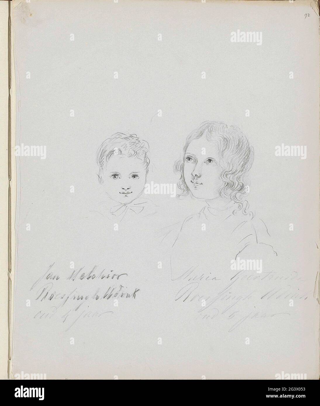 Portraits of Jan Melchior Roessingh Udink and Maria Geertruida ...