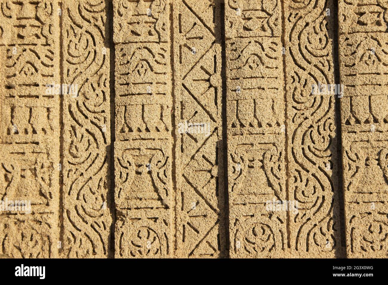 Artwork on Stone Wall Stock Photo - Alamy