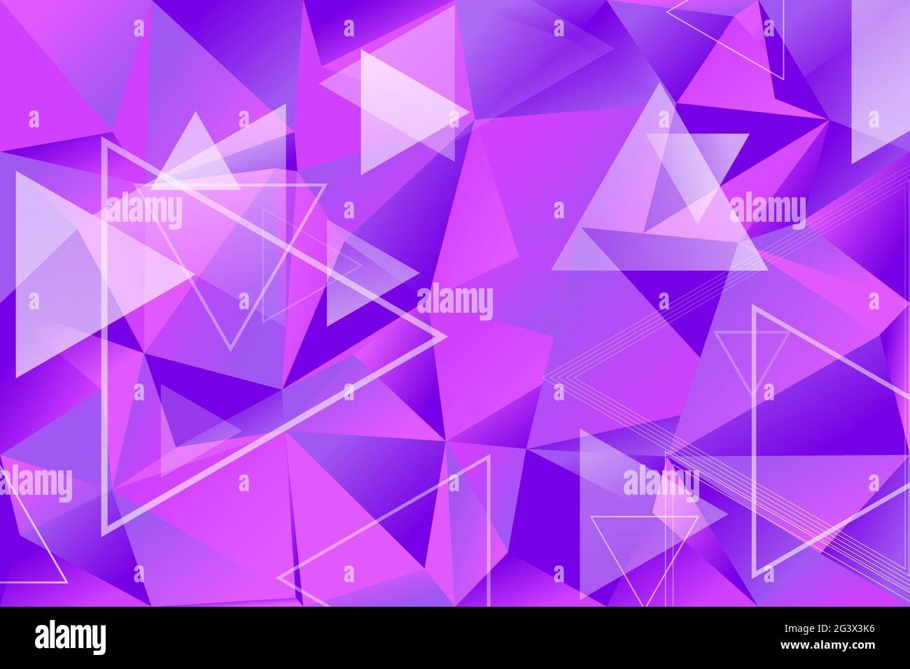 Geometrical abstract gradient mosaic triangle web site background Stock Vector
