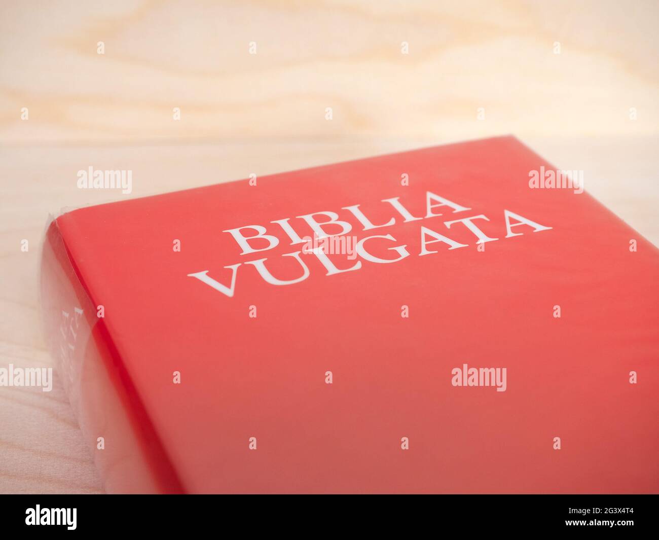 Biblia Vulgata (Vulgate Bible) Stock Photo