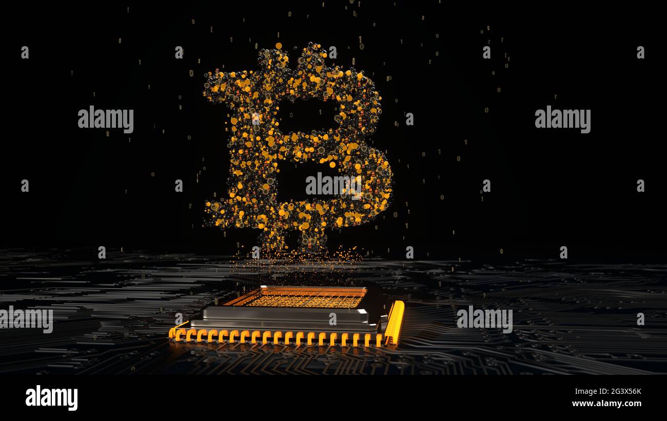 Bitcoin currency digital illustration 3d hi-res stock photography and  images - Page 6 - Alamy