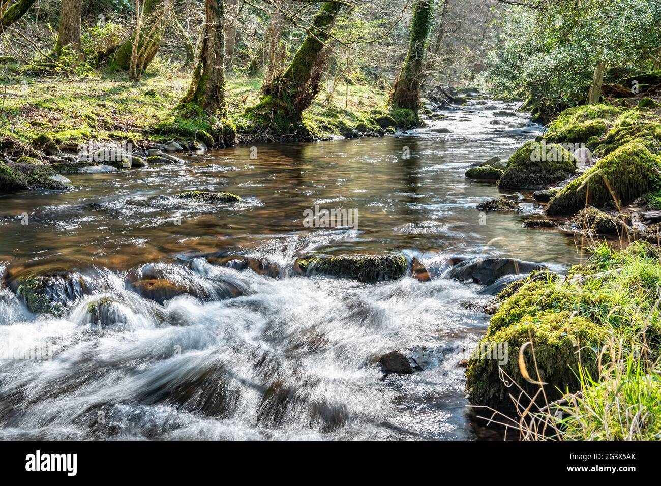 Horner Water, Devon, England Stock Photo