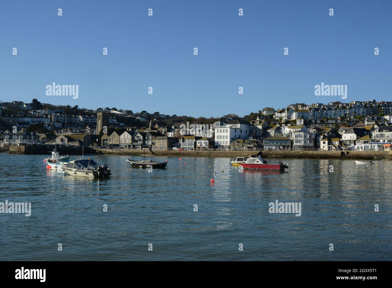 St Ives harbour, Cornwall, UK Stock Photo