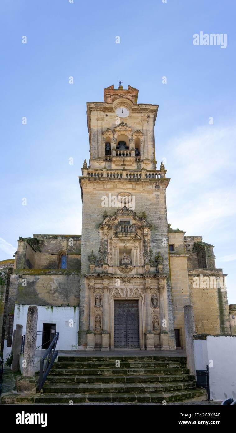 View of the Iglesia de San Pedro Church Stock Photo Alamy