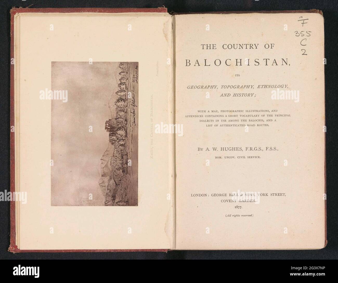 The country of Balochistan, its geography, topography, ethnology, and 
