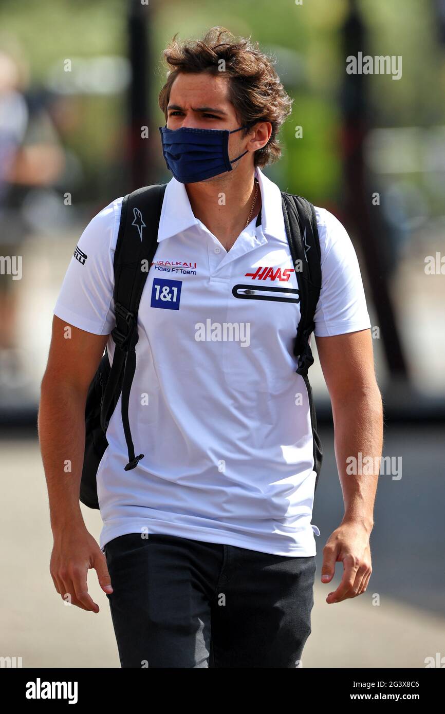 Le Castellet, France. 18th June, 2021. Pietro Fittipaldi (BRA) Haas F1 Team Reserve Driver. French Grand Prix, Friday 18th June 2021. Paul Ricard, France. Credit: James Moy/Alamy Live News Credit: James Moy/Alamy Live News Stock Photo