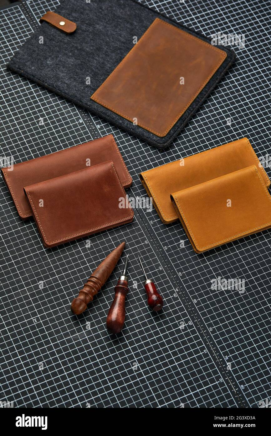 Mens Wallets Bag Man Purse Leather Stock Photo 1377441449