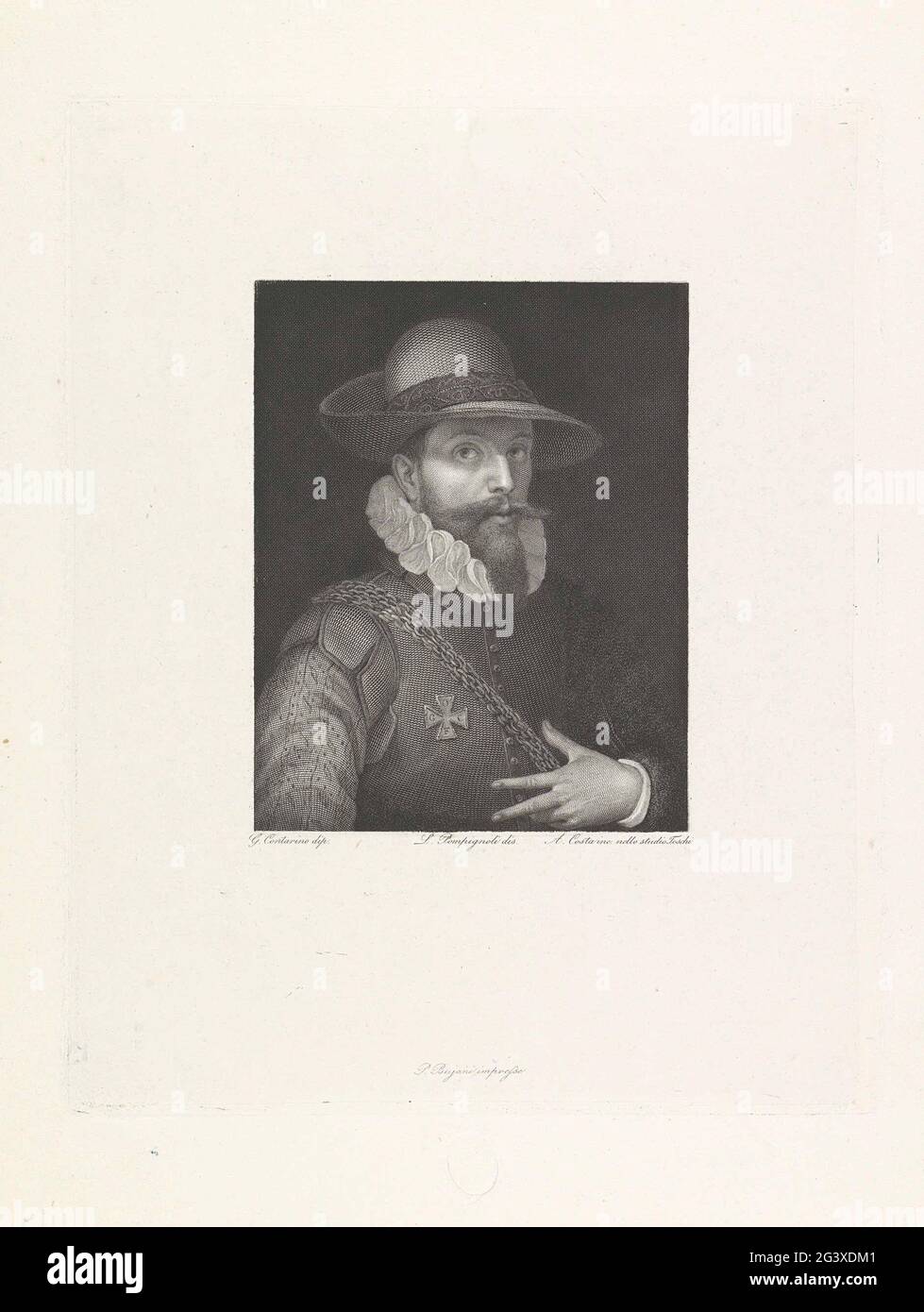 Portrait of painter Giovanni Contarini Stock Photo Alamy