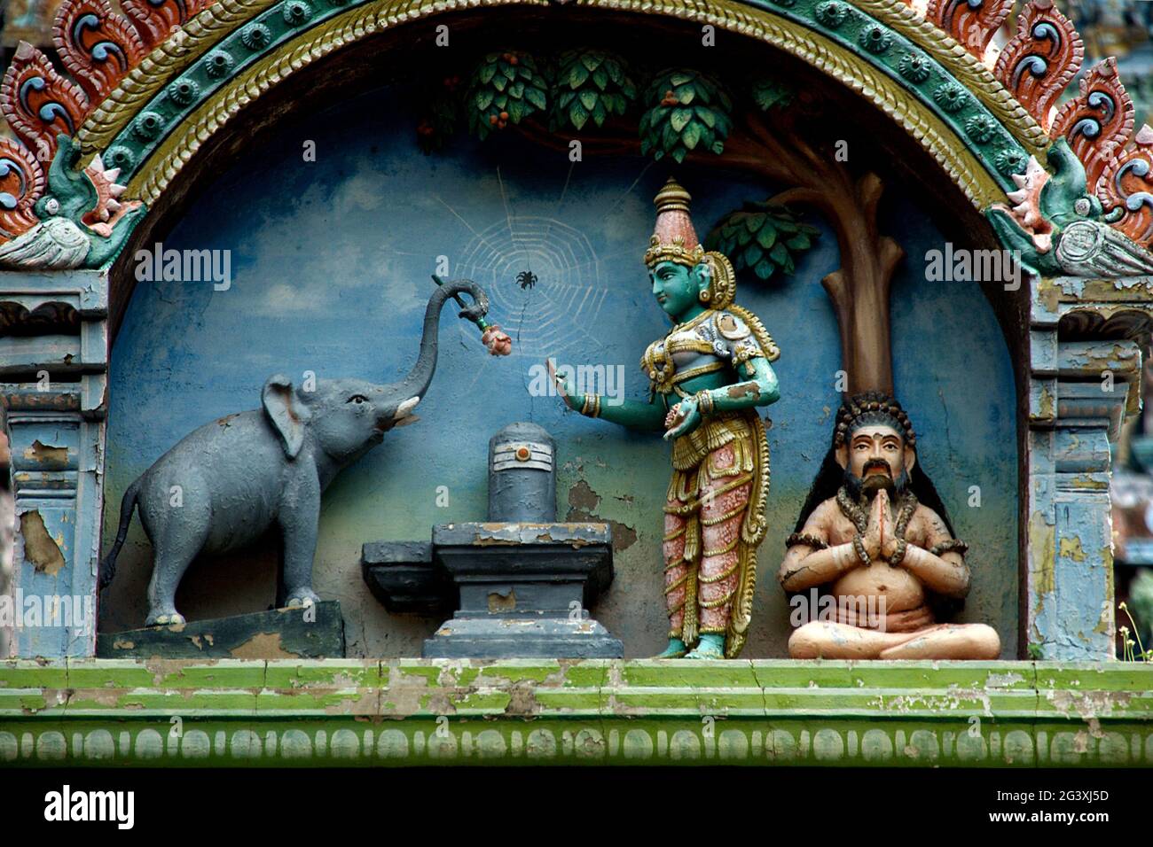 Devotional Offering by Elephant Stock Photo