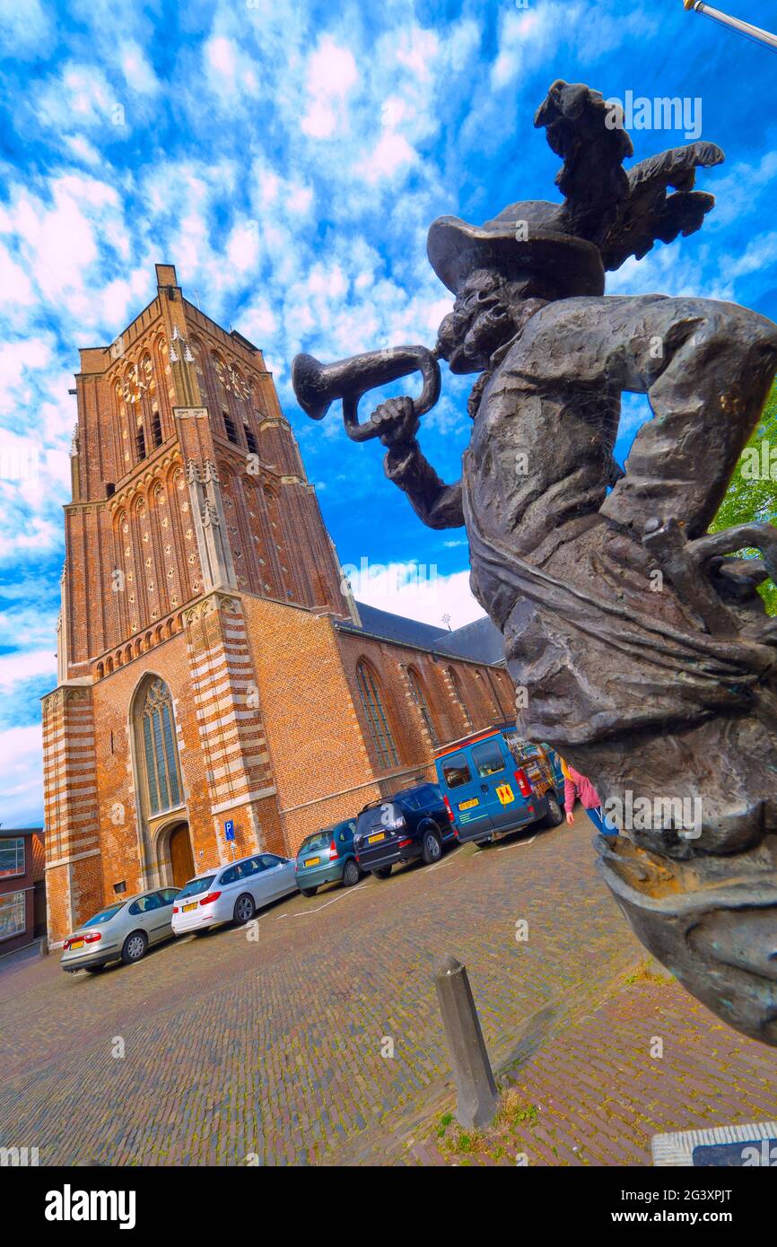 St. Martin's Church, Wourichem, Noord-Brabant Province, Holland, Netherlands, Europe Stock Photo