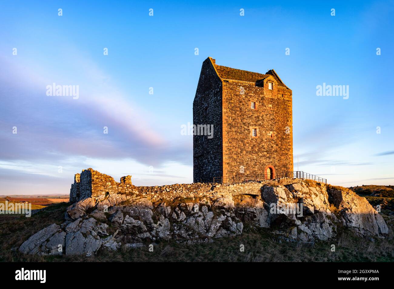 Smailholm Tower, Scottish Borders, UK Stock Photo - Alamy