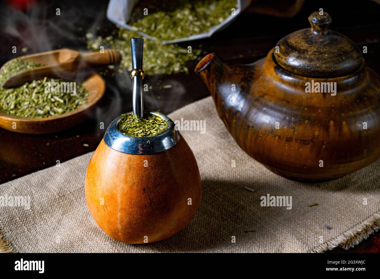 Prepare Yerba Mate With Calabash And Bombilla Stock Photo Alamy prepare-yerba-mate-with-calabash-and-bombilla-stock-photo-alamy