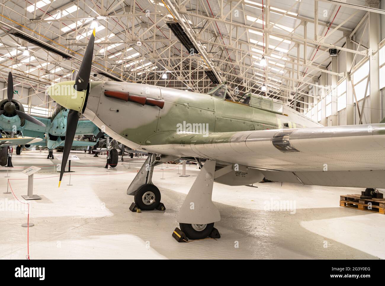 Hawker Hurricane IIc, RAF Museum, Cosford Stock Photo