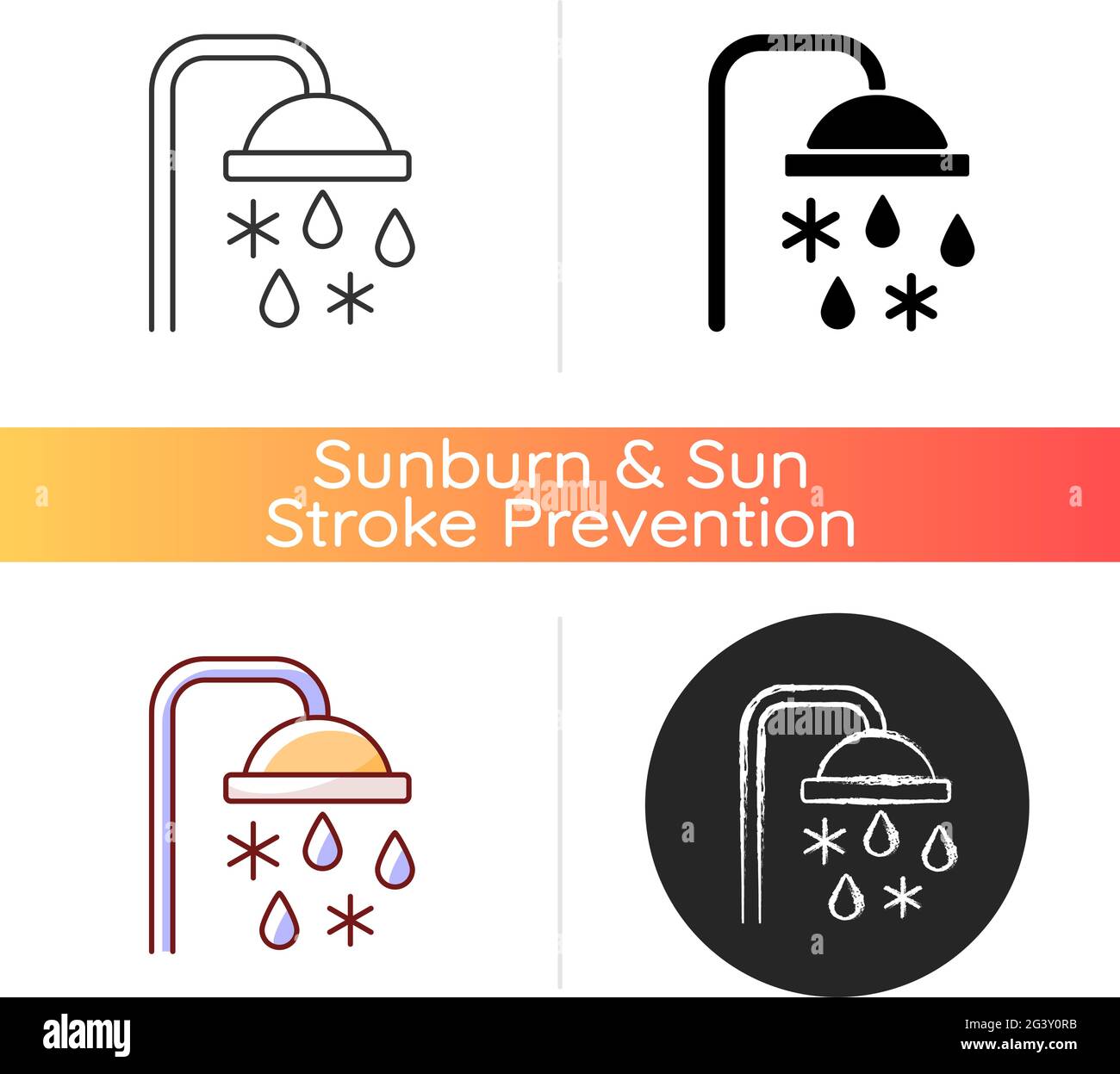 Taking cold bath or shower icon Stock Vector Image & Art Alamy