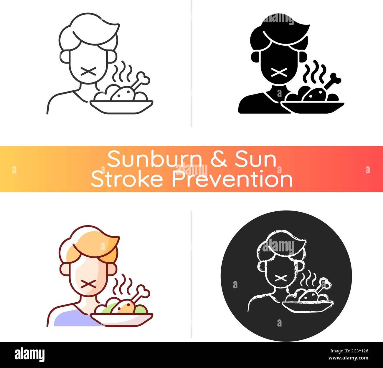loss-of-appetite-icon-stock-vector-image-art-alamy