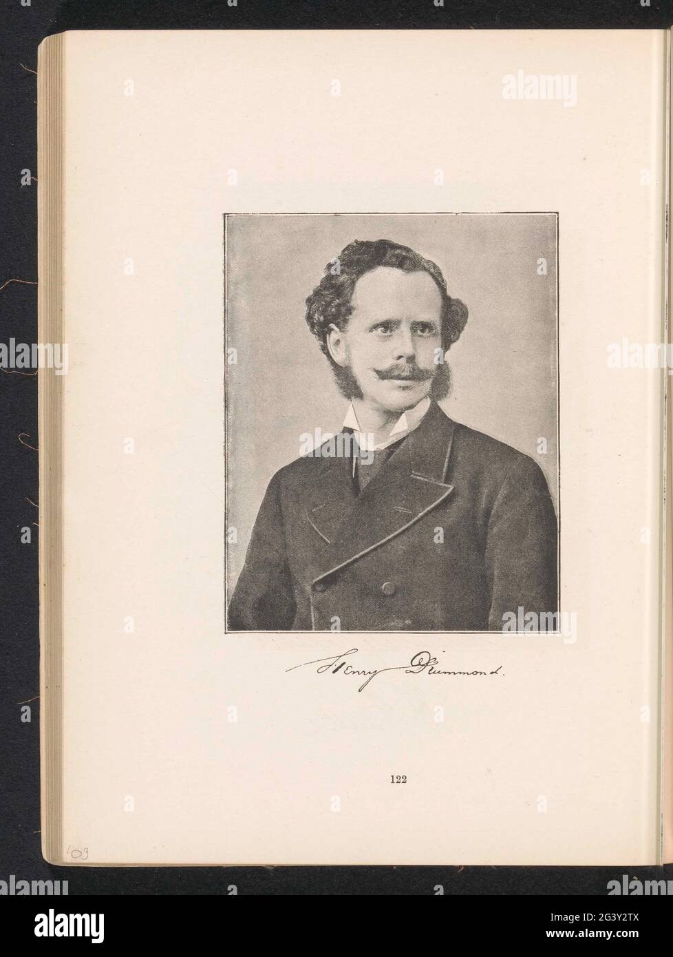 Portrait of Henry Drummond. . Stock Photo