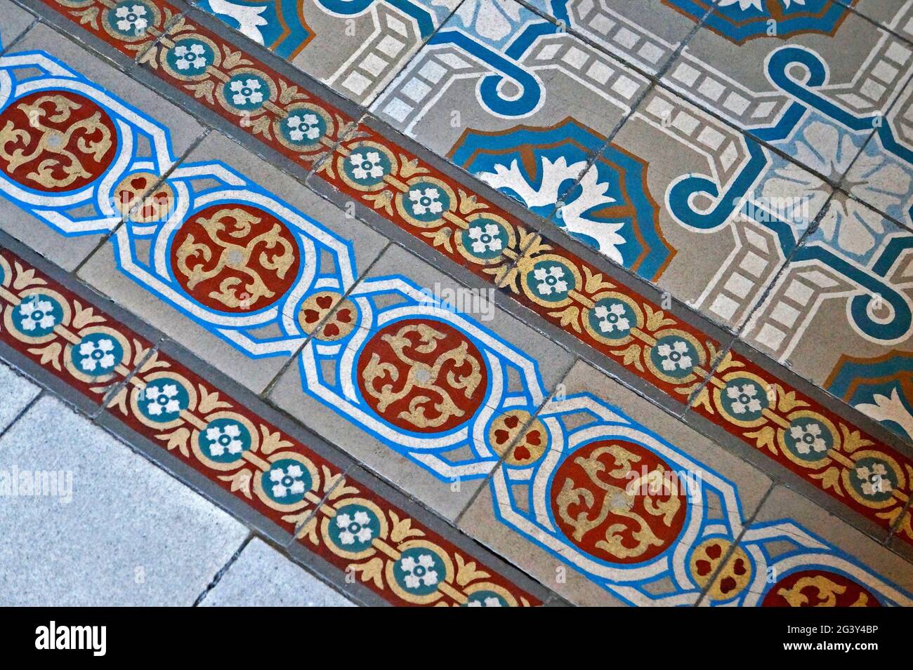 Famous Rio Tile Ancient hydraulic tiles, Rio de Janeiro Stock Photo - Alamy