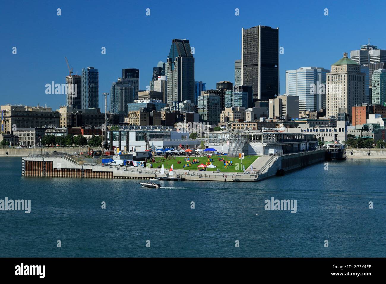 View on the Old Port in Montreal, Quebec, Canada Stock Photo Alamy