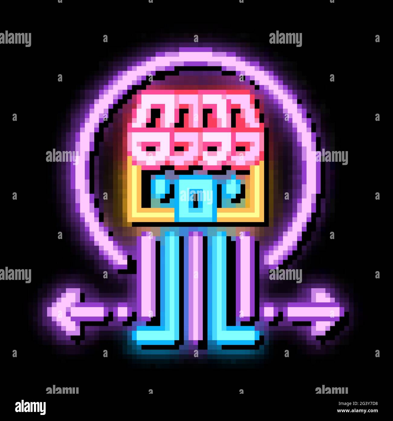 franchise business neon glow icon illustration Stock Vector Image & Art ...