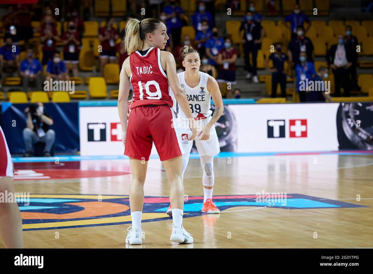 Alix DUCHET (39) of France during the FIBA Women's EuroBasket 2021, Group D  basketball match between France and Croatia on June 17, 2021 at Rhenus  Sport in Strasbourg, France - Photo Ann-Dee