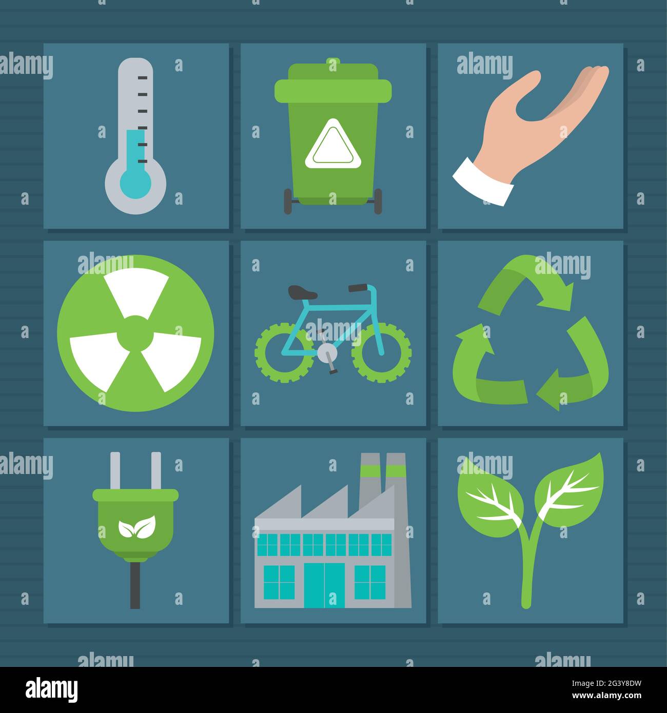 renewable energy icon set design Stock Vector Image & Art - Alamy
