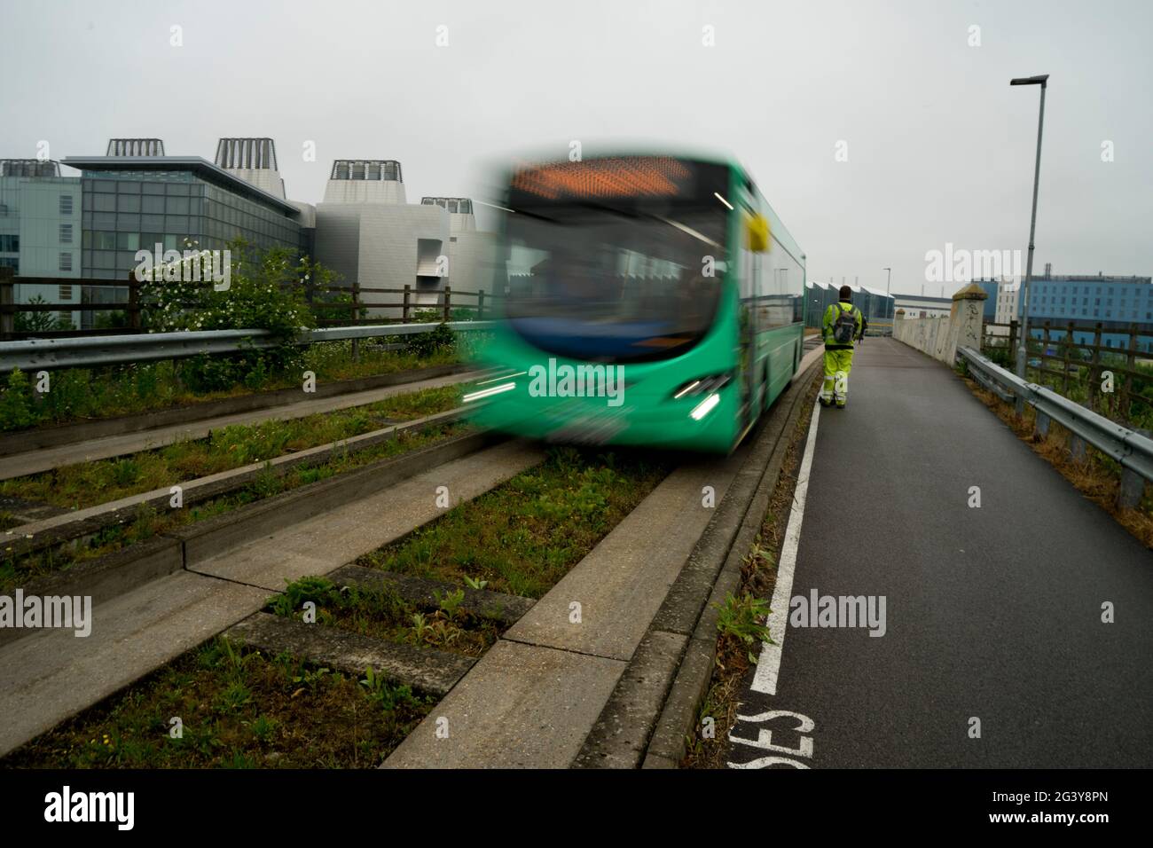 Guided busway Cambridge, Biomedical Campus & papworth hospital in