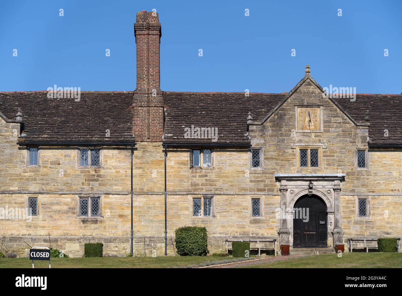 EAST GRINSTEAD,  WEST SUSSEX, UK - MARCH 1 :  View of Sackville College East Grinstead West Sussex on March 1, 2021 Stock Photo