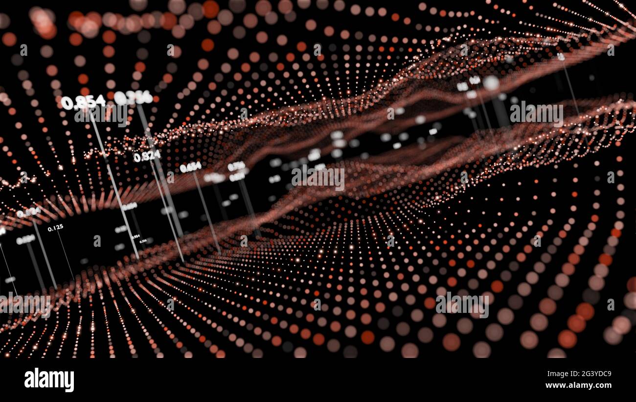 Big Data Visualization. Abstract structure Stock Photo - Alamy