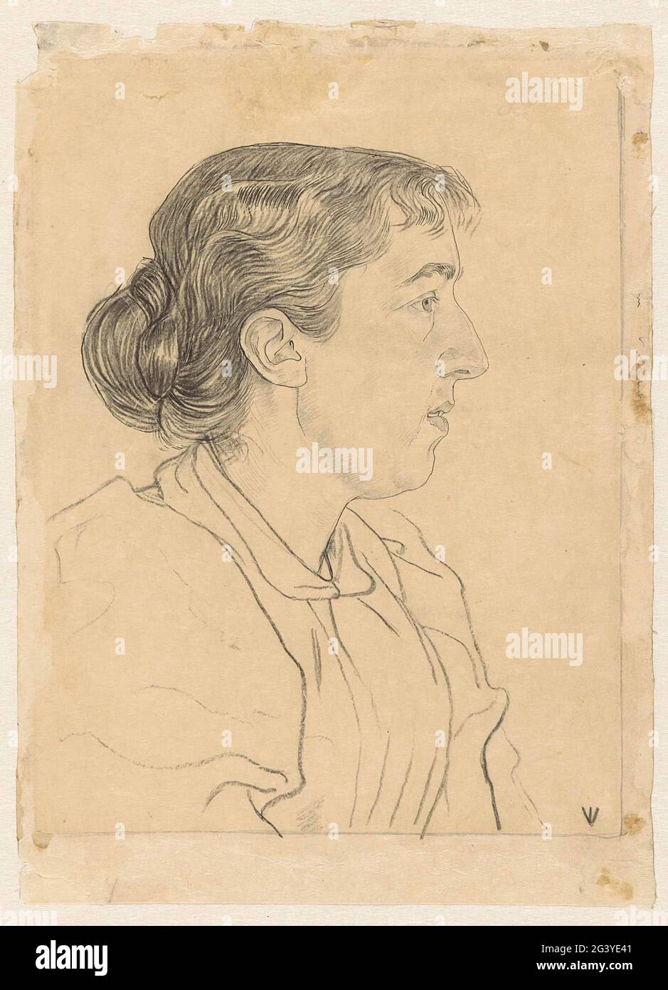 Portrait of Helène Lapidoth-Swarth Stock Photo - Alamy