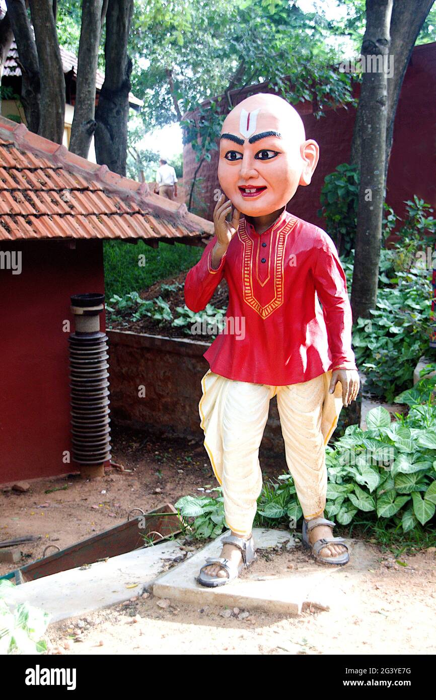 Statue of Wise Man at Janapada Loka Stock Photo