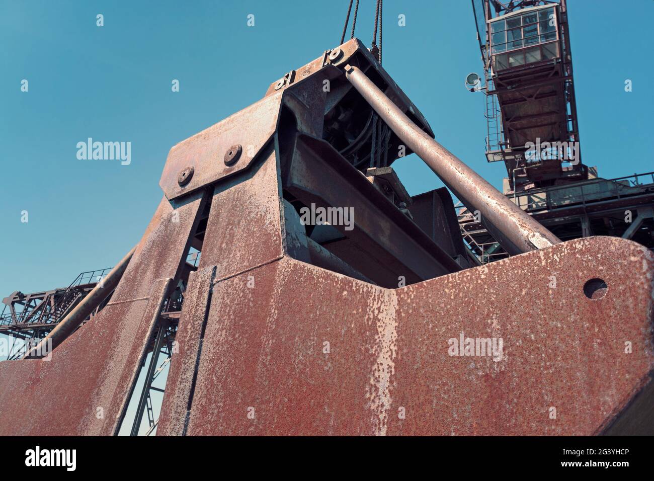 Decommissioned coal excavator Stock Photo