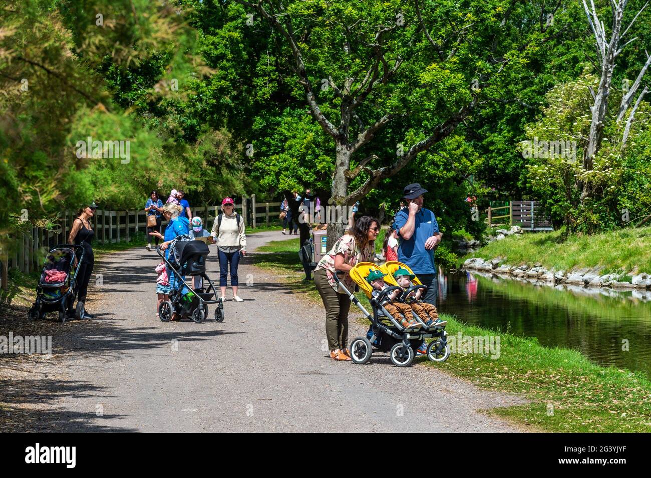 Cobh, County Cork, Ireland. 18th June, 2021. The sunny weather brought