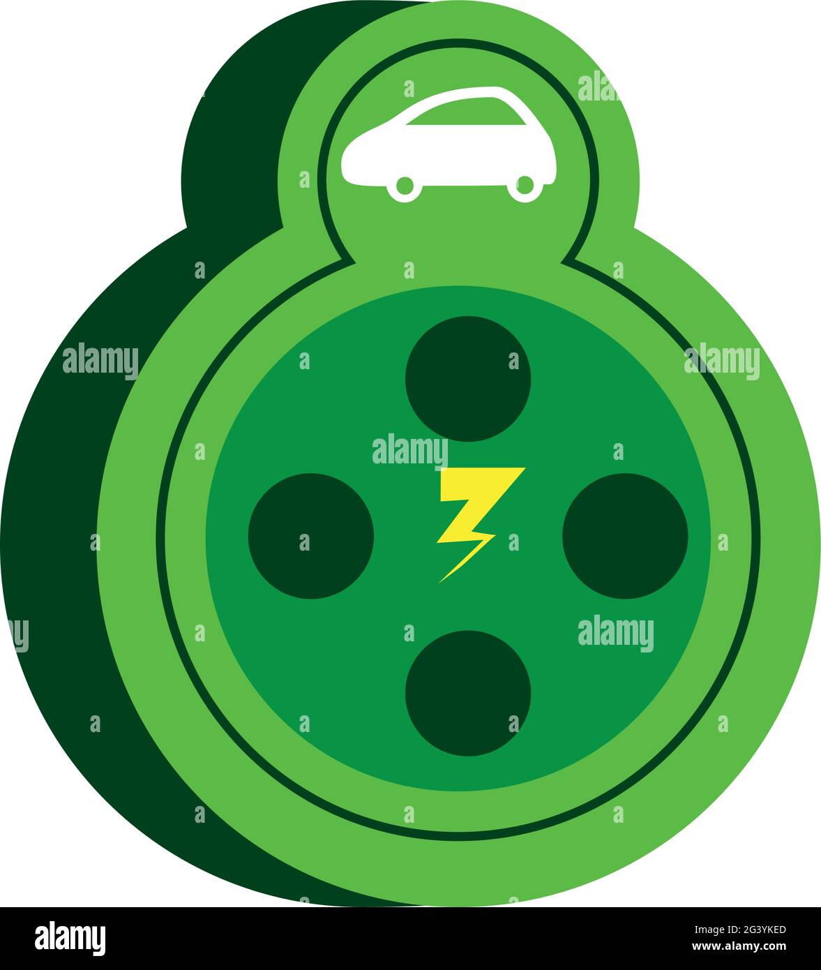 electric vehicle energy outlet Stock Vector Image & Art Alamy