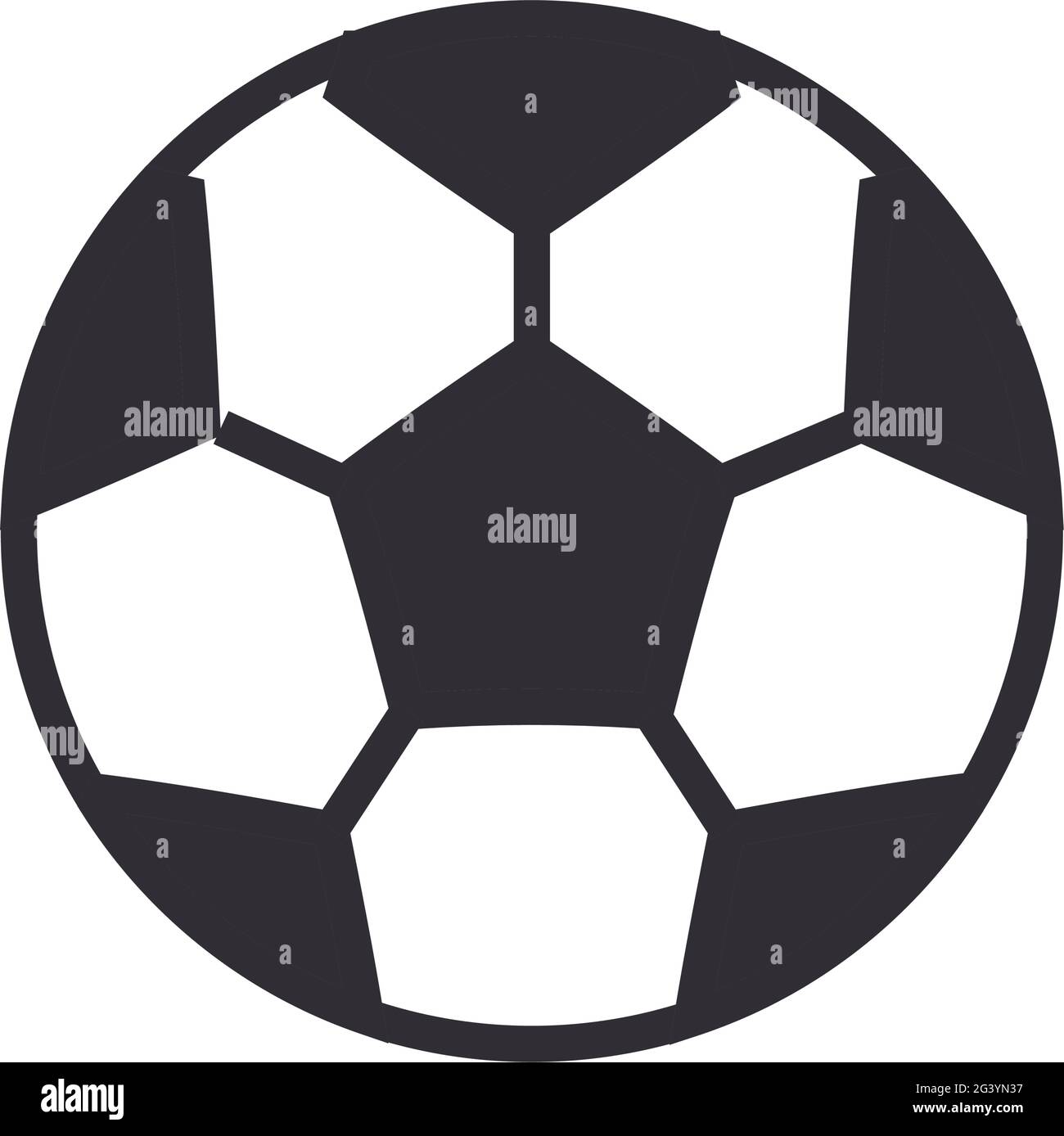Soccer ball on white background Stock Vector Image & Art - Alamy
